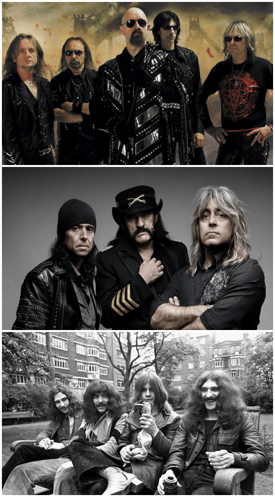 Head 2 Head: Black Sabbath vs Judas Priest vs Motörhead.