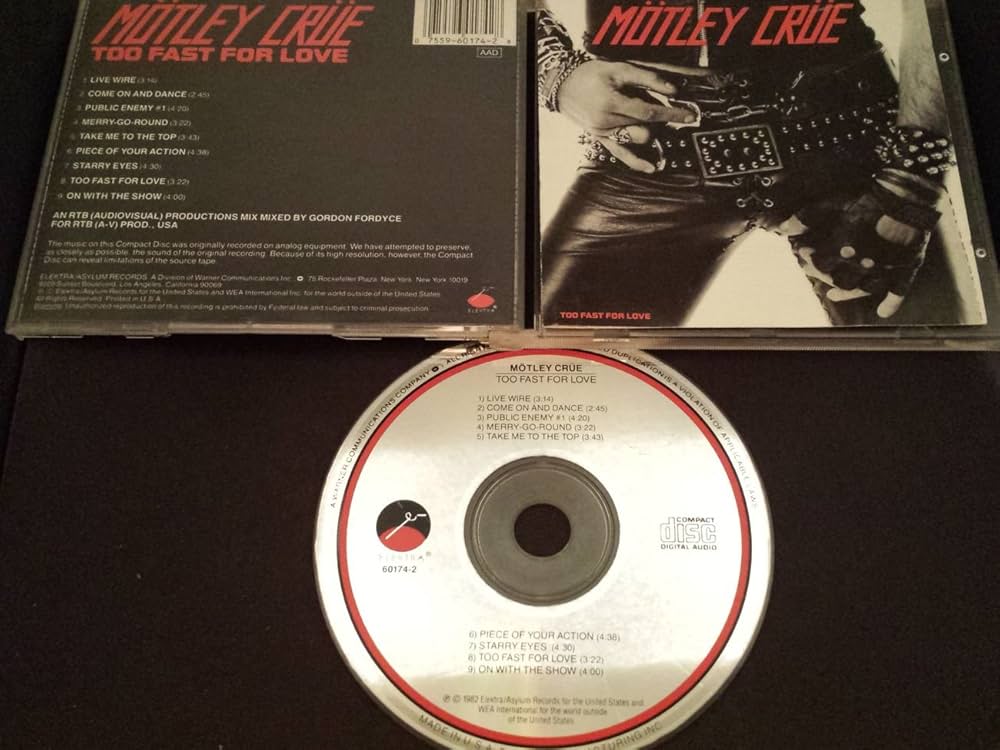 Greatest Album Debuts: Motley Crue - Too Fast for Love.