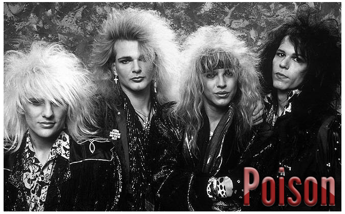 Poison Challenged Heavy Metal With Hooks, Makeup and Pure Escapism.